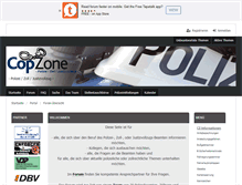 Tablet Screenshot of copzone.de